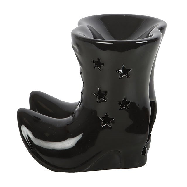 Black Witch Boots Oil Burner