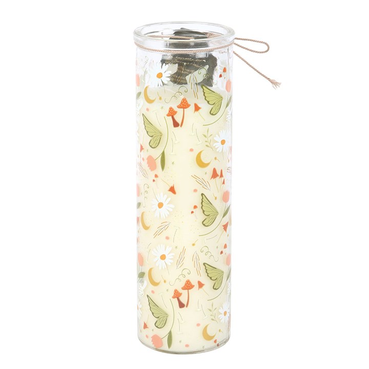 Fairy Folklore Print Moss & Sandalwood Tube Candle
