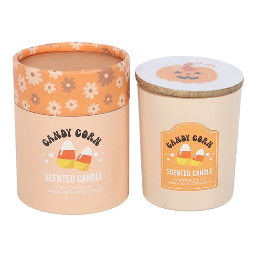 Candy Corn Scented Candle — Vanilla & Butterscotch Blend