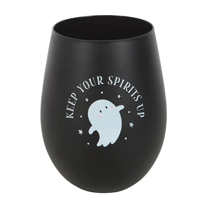 Keep Your Spirits Up Stemless Glass — Ghostly Toasts