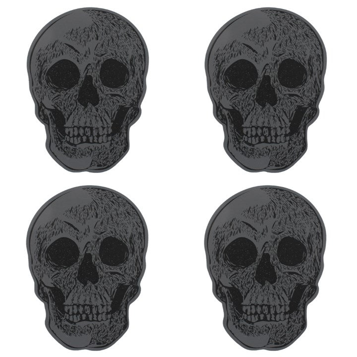 Set Of 4 Skull Coasters