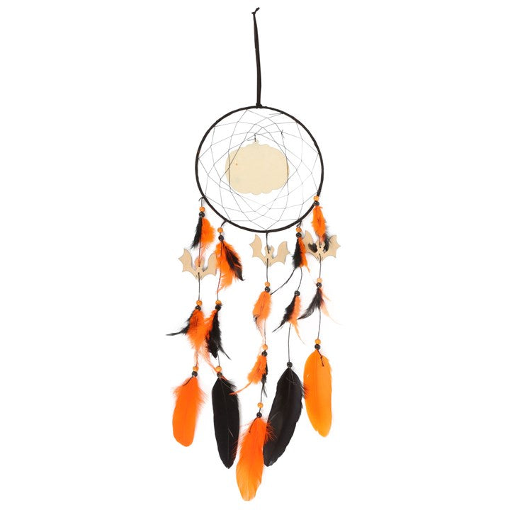 Halloween Jack-o’-Lantern Dreamcatcher — Bewitching Whimsy