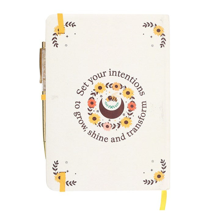 Set Your Intentions Journal with Citrine Pen