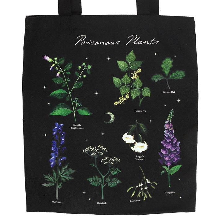 Poisonous Plants Polycotton Tote Bag