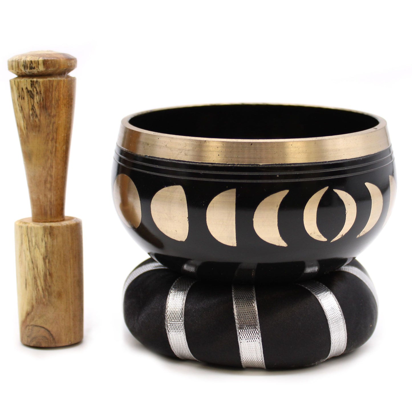 Moon Phase Singing Bowl Set — Black