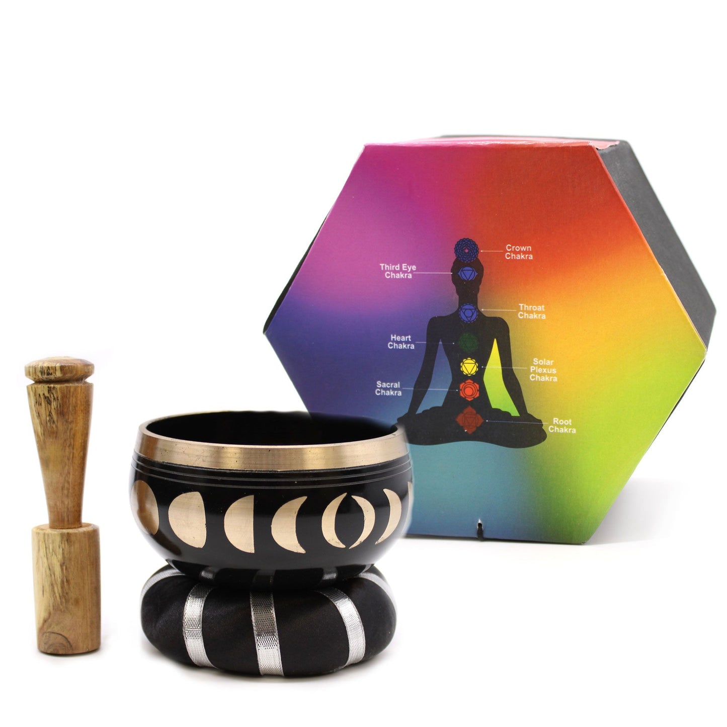 Moon Phase Singing Bowl Set — Black
