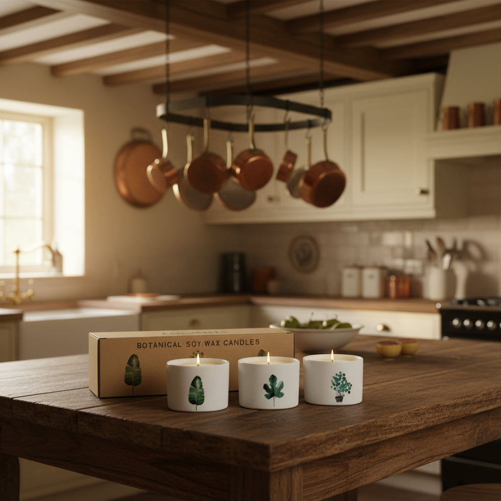 Medium Botanical Candles - Japanese Garden