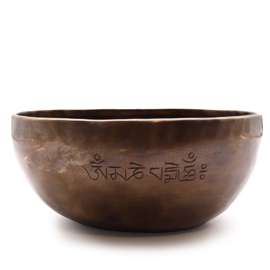 Extra Large Indian Moon Phase Singing Bowl — 22 cm