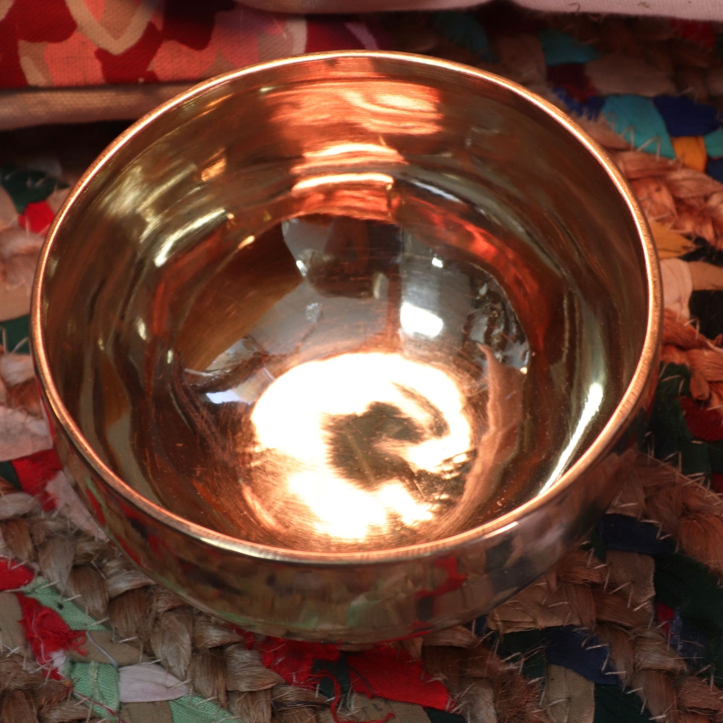 Extra Large Shining Bell-Metal Singing Bowl