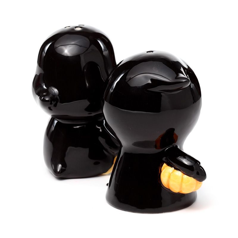 Skull Boy & Ghost Boy Salt + Pepper Shaker Set