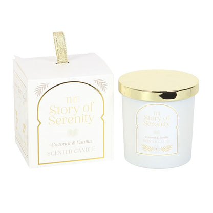 The Story of Serenity Coconut & Vanilla Candle