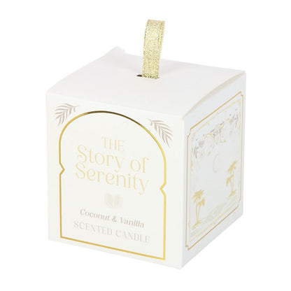 The Story of Serenity Coconut & Vanilla Candle