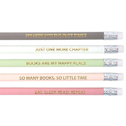 Pack of 5 Literature Inspired Pencils