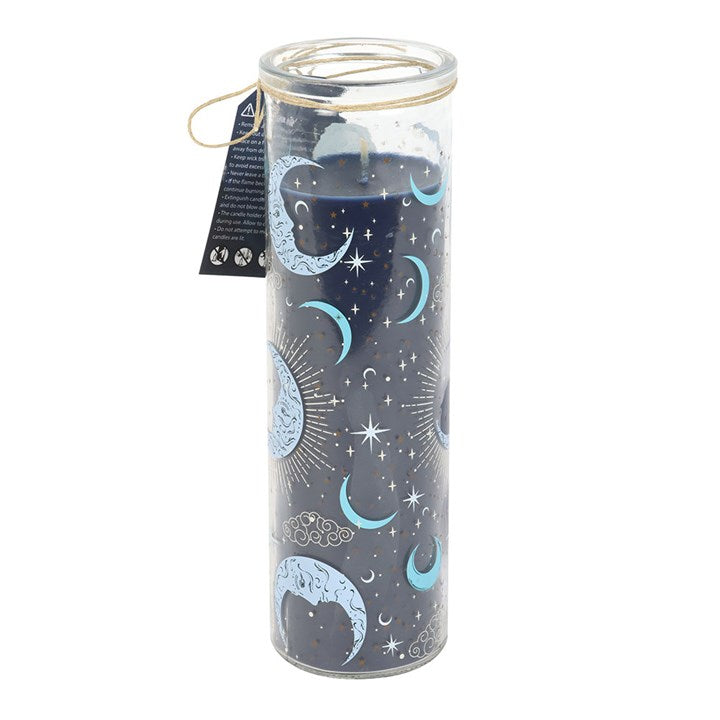 Blue Moon Print Wild Blueberry & Vanilla Tube Candle