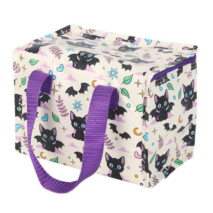 Cute and Creepy Cat Print Lunch Bag