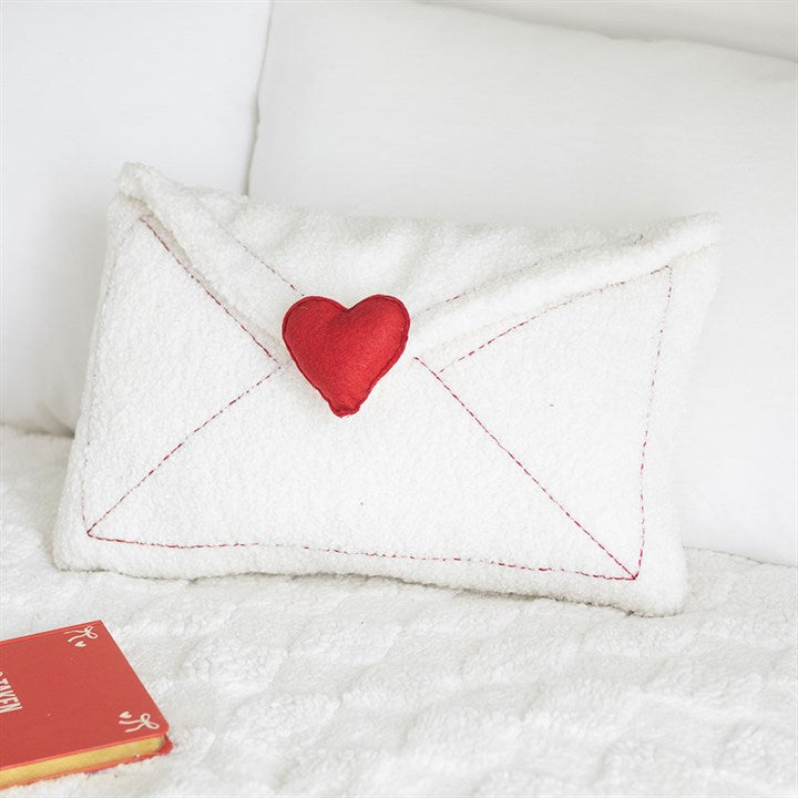Love Letter Boucle Valentine's Day Cushion