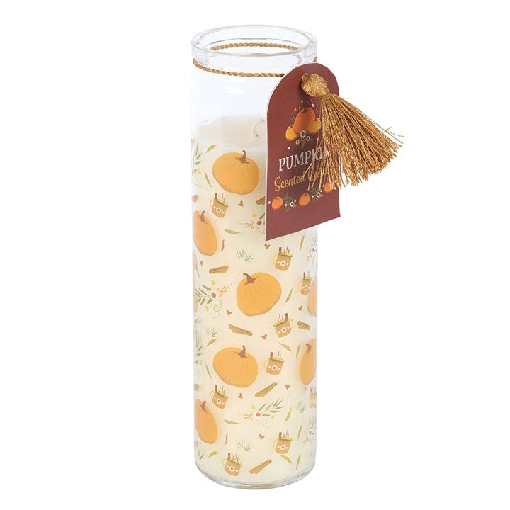 Pumpkin Prayer Candle — Autumn Glow