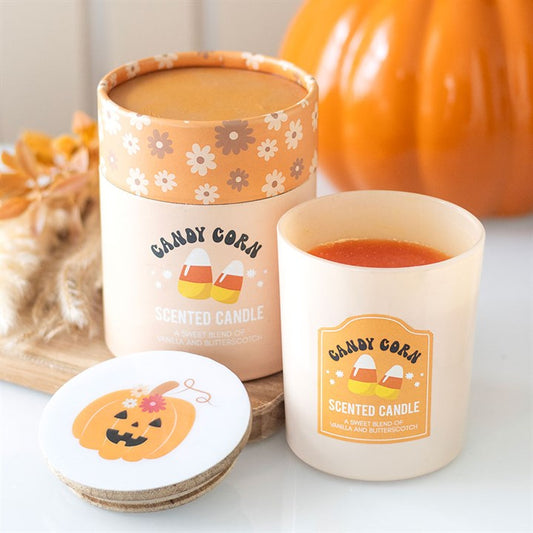 Candy Corn Scented Candle — Vanilla & Butterscotch Blend