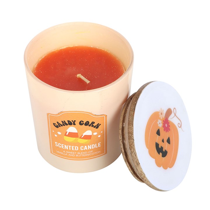 Candy Corn Scented Candle — Vanilla & Butterscotch Blend