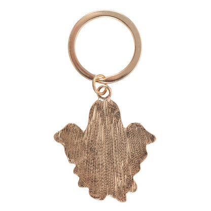 Spooky Season Ghost Keyring — Groovy Ghoul Charm