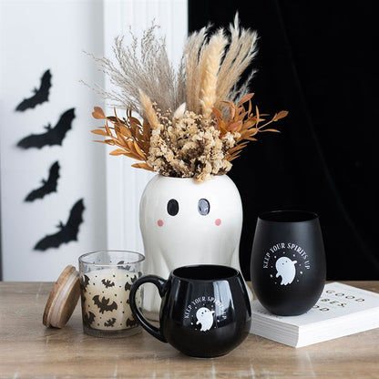 Keep Your Spirits Up Stemless Glass — Ghostly Toasts