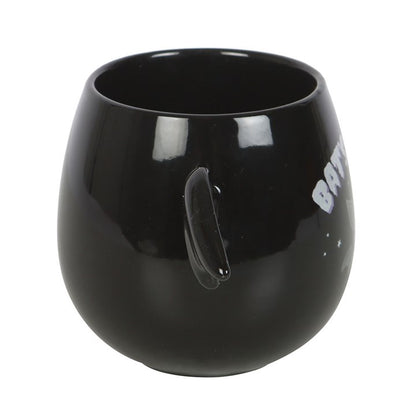 Bat’s Brew Winged Mug — 450ml Black Ceramic