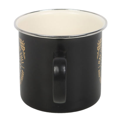 Viking Compass Enamel Mug