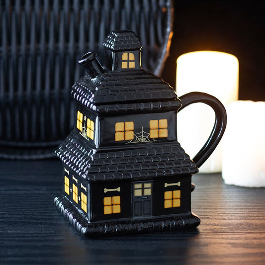 Haunted House Ceramic Mug — 480 ml