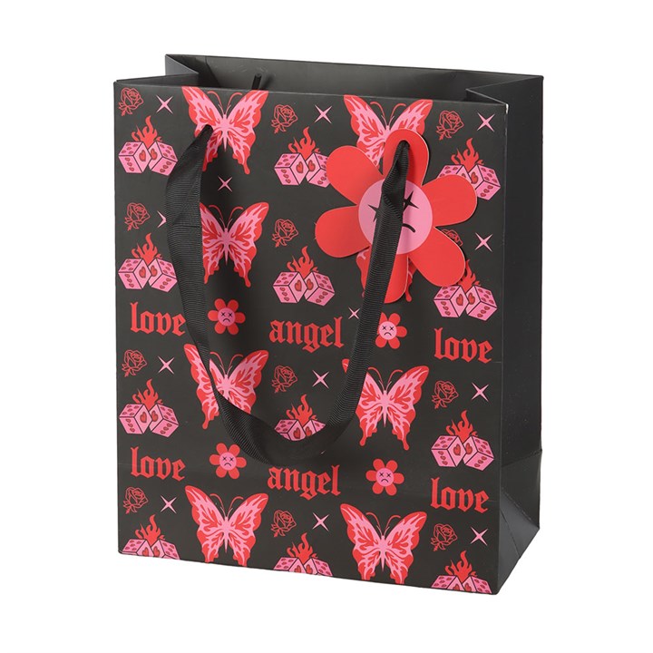 23cm Medium Flaming Butterfly Gift Bag