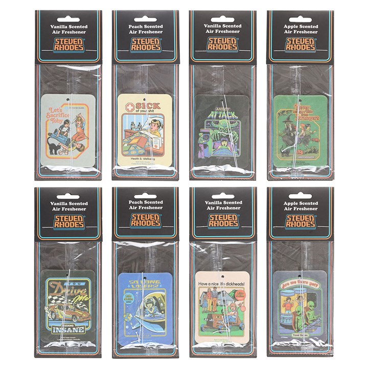 Set of 8 Air Fresheners by Steven Rhodes