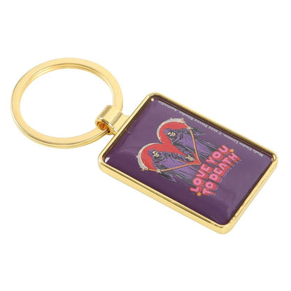 Love You To Death Keyring by Steven Rhodes