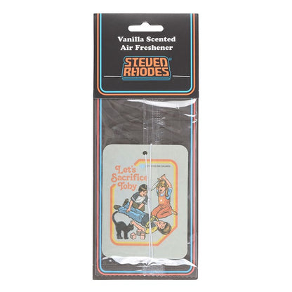 Let's Sacrifice Toby Vanilla Air Freshener by Steven Rhodes