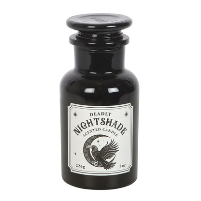 Mystic Raven Deadly Nightshade Apothecary Candle