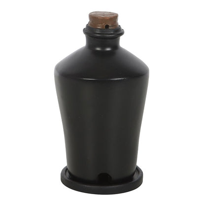 Dried Crow’s Feet Potion Bottle Incense Holder — Gothic Resin Cone Burner