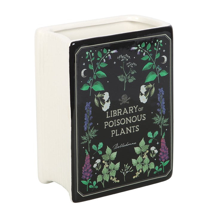 Poisonous Plants Book Shaped Vase