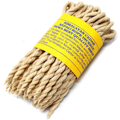 Himalayan Cedar Nepali Rope Incense — Newa Dhup