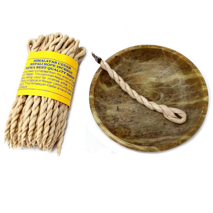 Himalayan Cedar Nepali Rope Incense — Newa Dhup