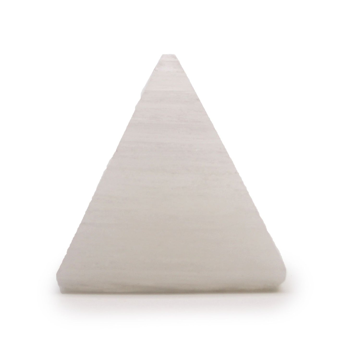 Selenite Pyramid (5 cm) — Lunar Focus