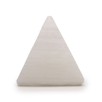 Selenite Pyramid (5 cm) — Lunar Focus