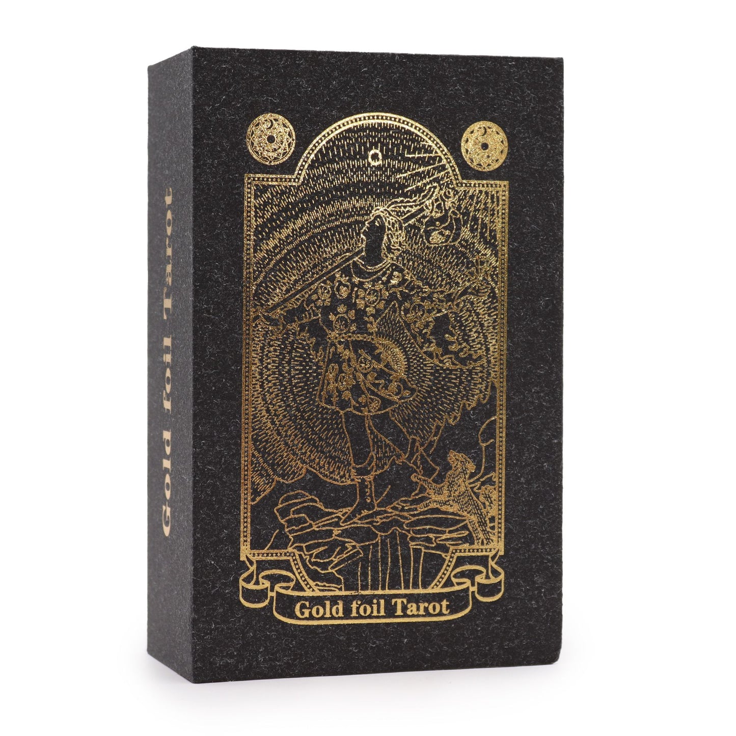 Gold Foil Tarot Set — 78 Cards with Guidebook in Gift Box