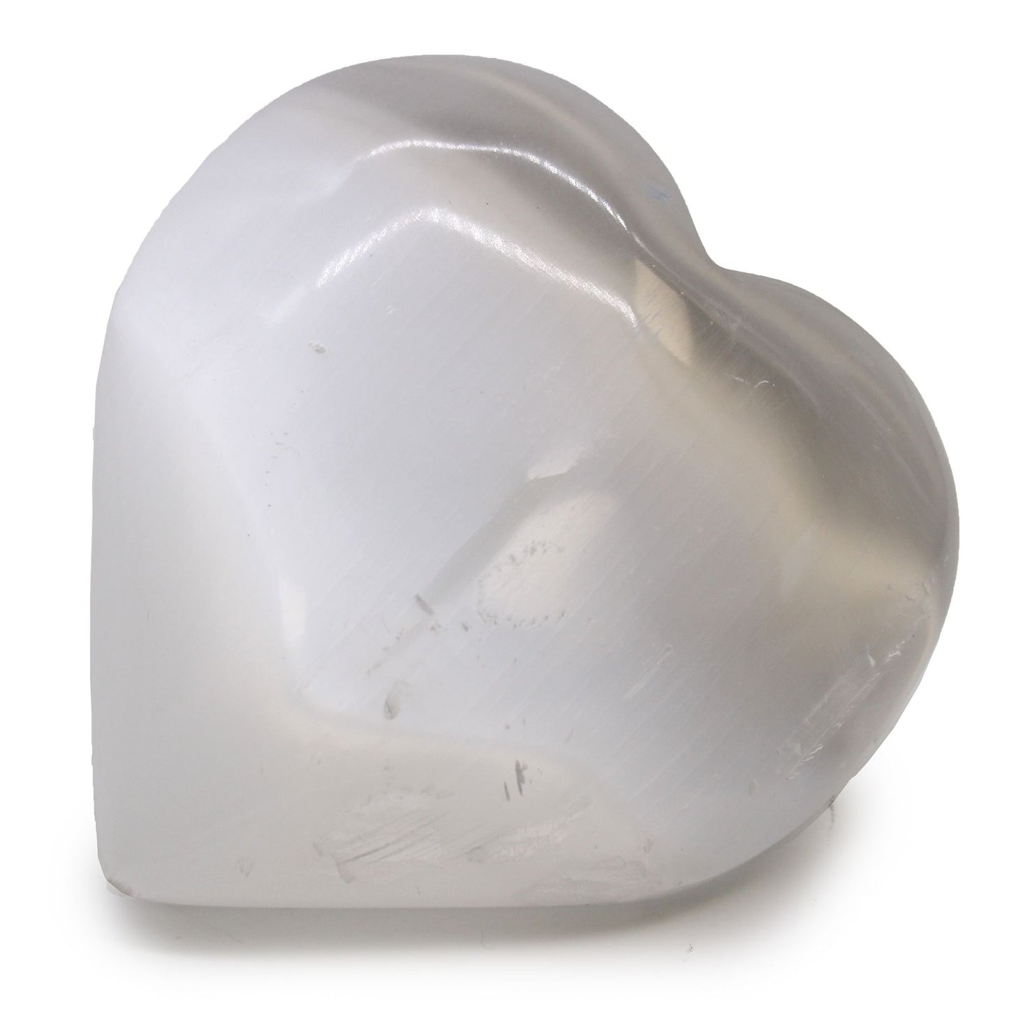 Selenite Heart (10 cm) — Lunar Embrace