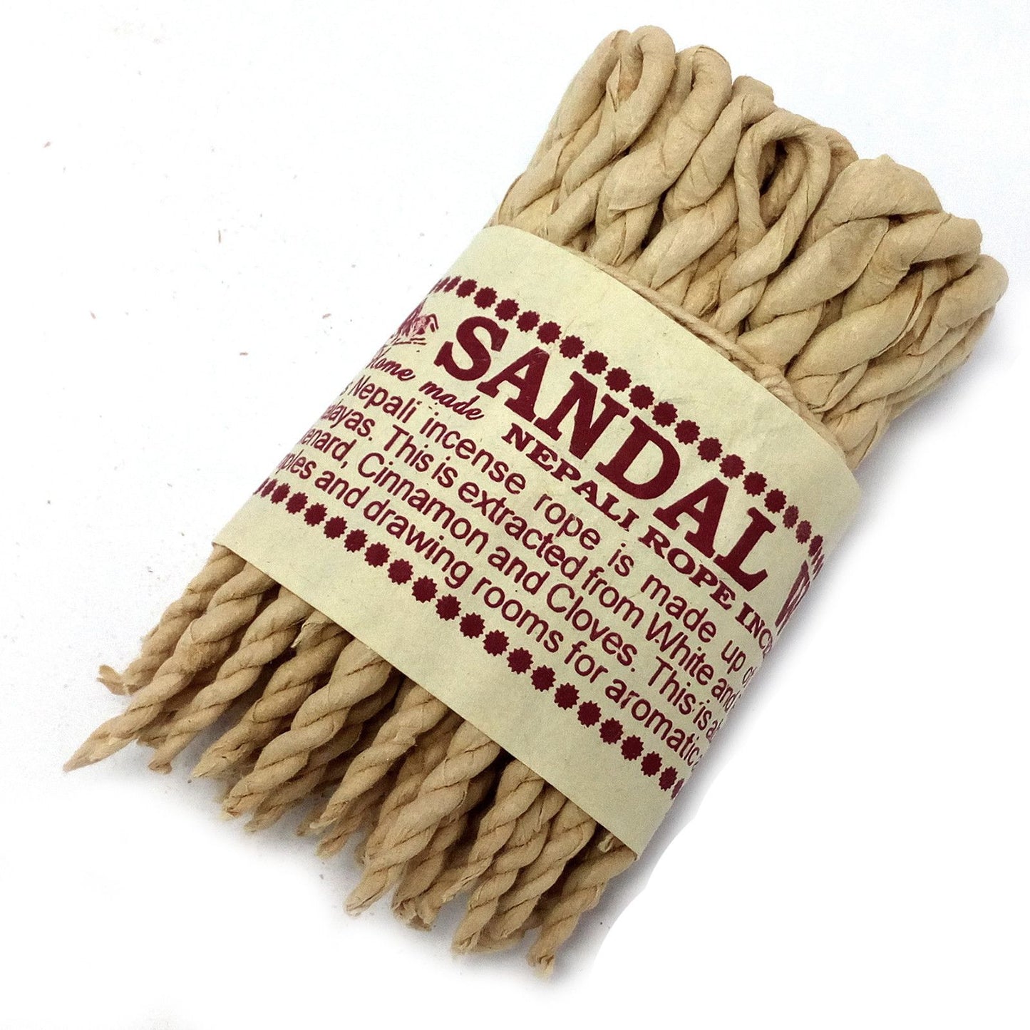 Sandalwood Nepali Rope Incense — Himalayan Blend