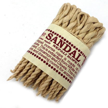 Sandalwood Nepali Rope Incense — Himalayan Blend