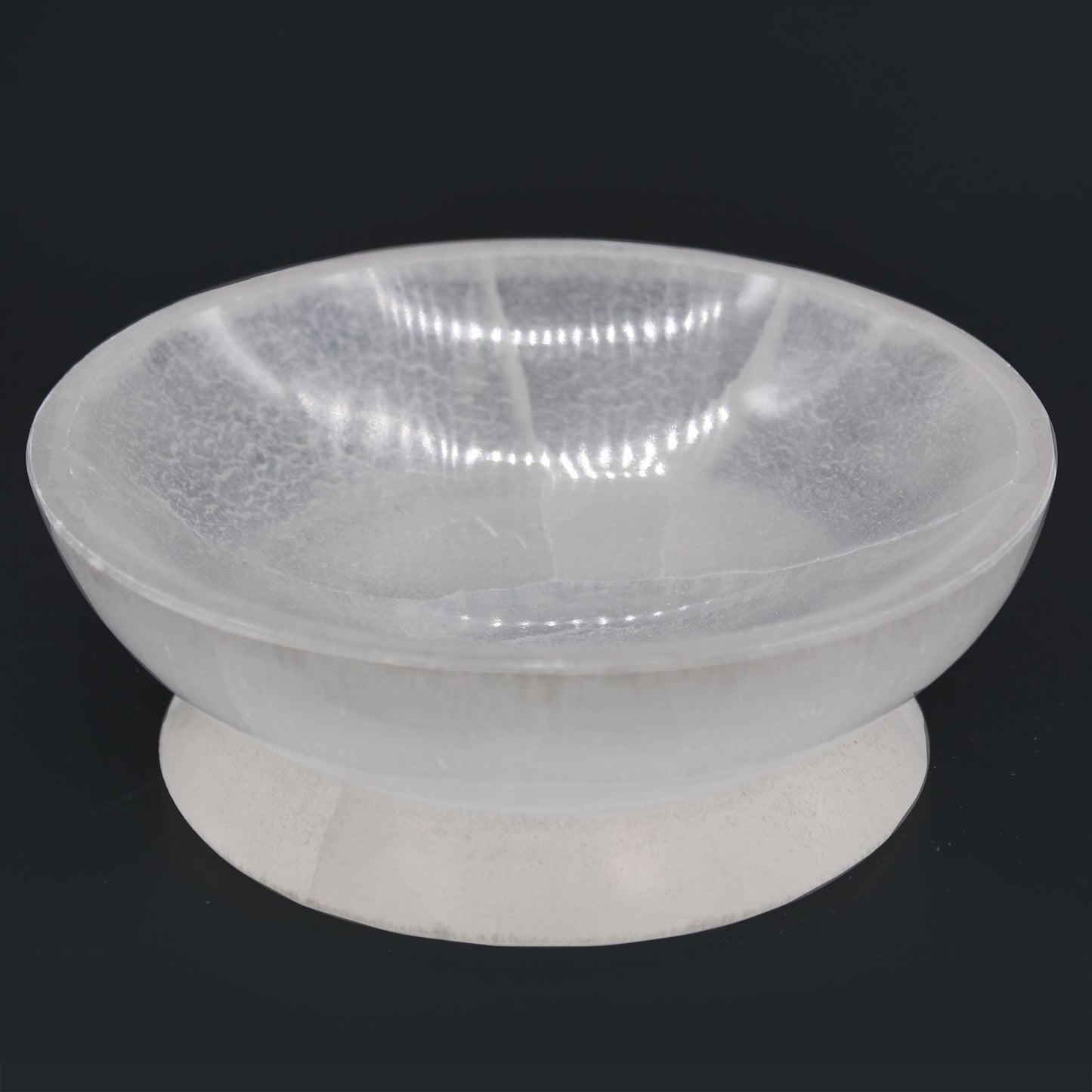 Selenite Ritual Bowl — Moonlit Clarity