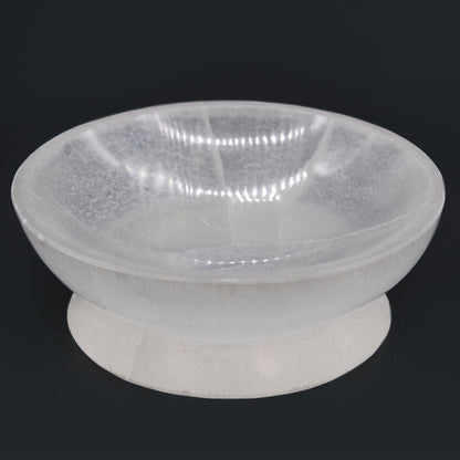 Selenite Ritual Bowl — Moonlit Clarity