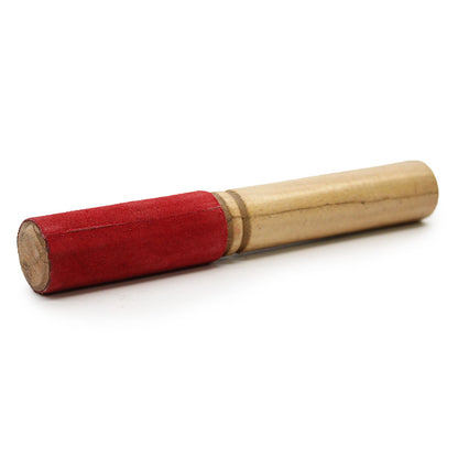 Wooden Singing Bowl Stick with Velvet — 19 cm