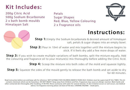 DIY Bath Bomb Kit (Alloy & Satin) — Create Your Own