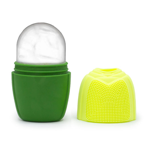 Silicone Ice Face Roller — Cooling Glow (Green)