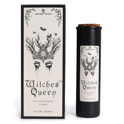 Ancient Witch “Witches’ Queen” Candle — Power & Success (Velvet Moon)