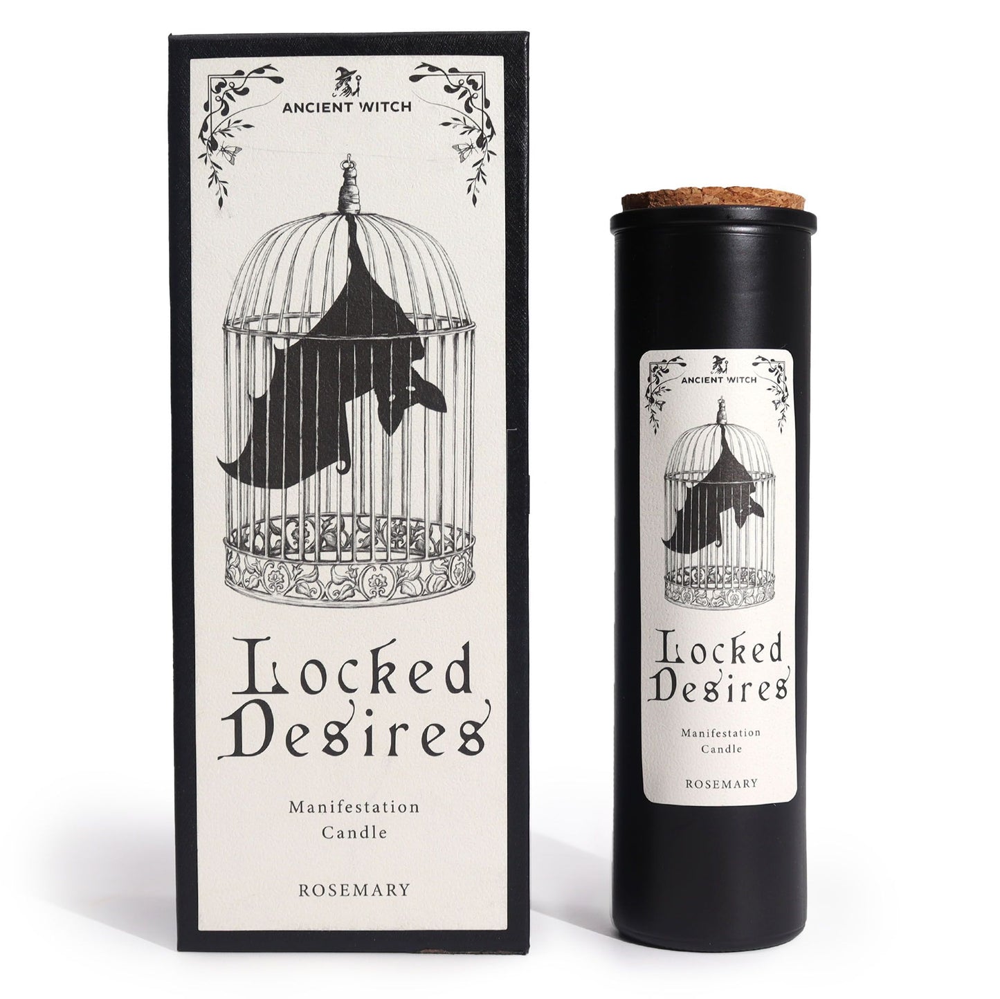 Ancient Witch “Locked Desires” Manifestation Candle — Rosemary